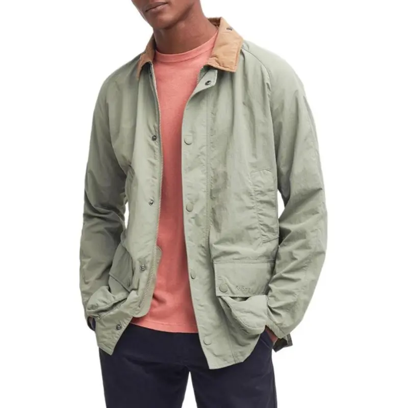 BARBOUR Jackets & Coats Men's Light Green-1