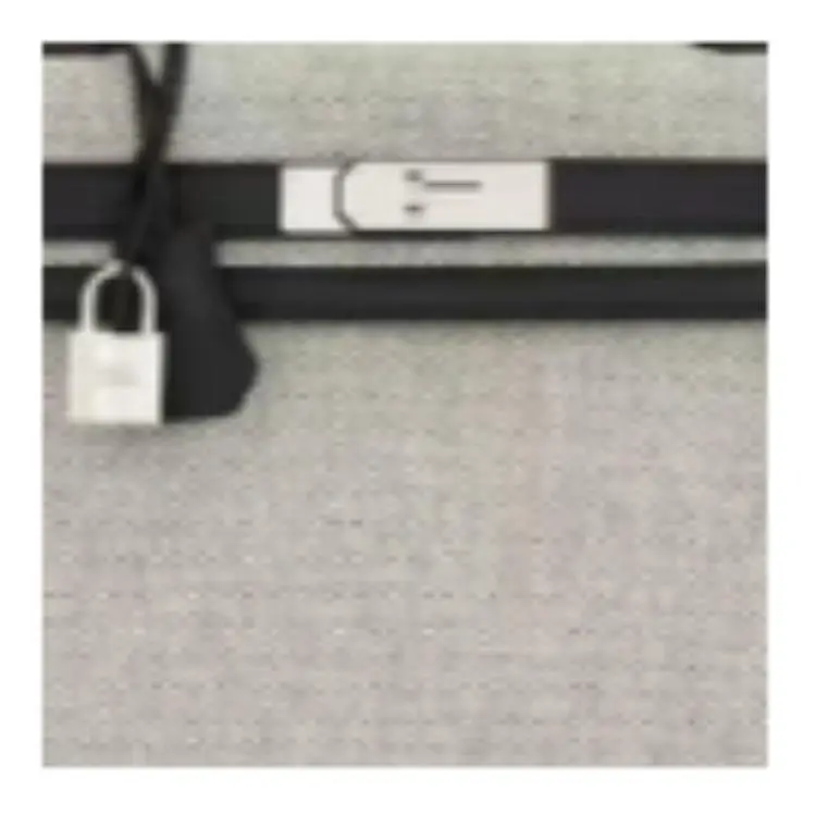 HERMES Kelly Canvas With Swift Calfskin Kelly Bag Shoulder Bag Crossbody Bag Handbag Women's Gray & Black-2