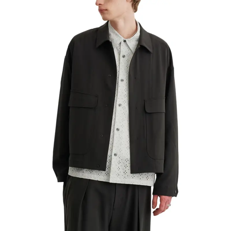 PUBLIC TOKYO SS25 Jackets & Coats Men's Black-3