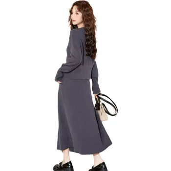 Tonlion Casual Suit Women's Dark Heather Gray
