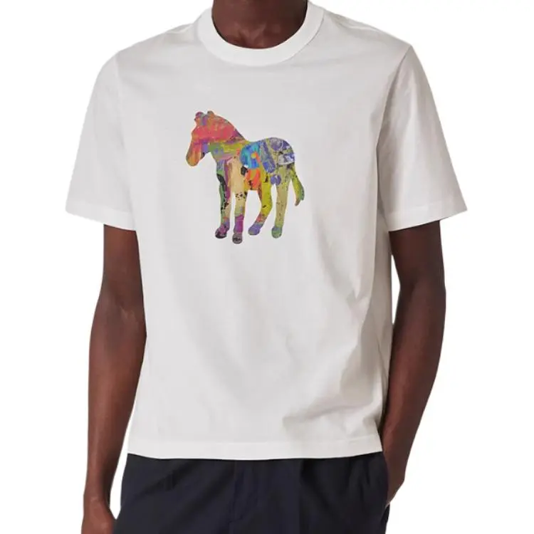 Paul Smith Craft Zebra Print T Shirt-1