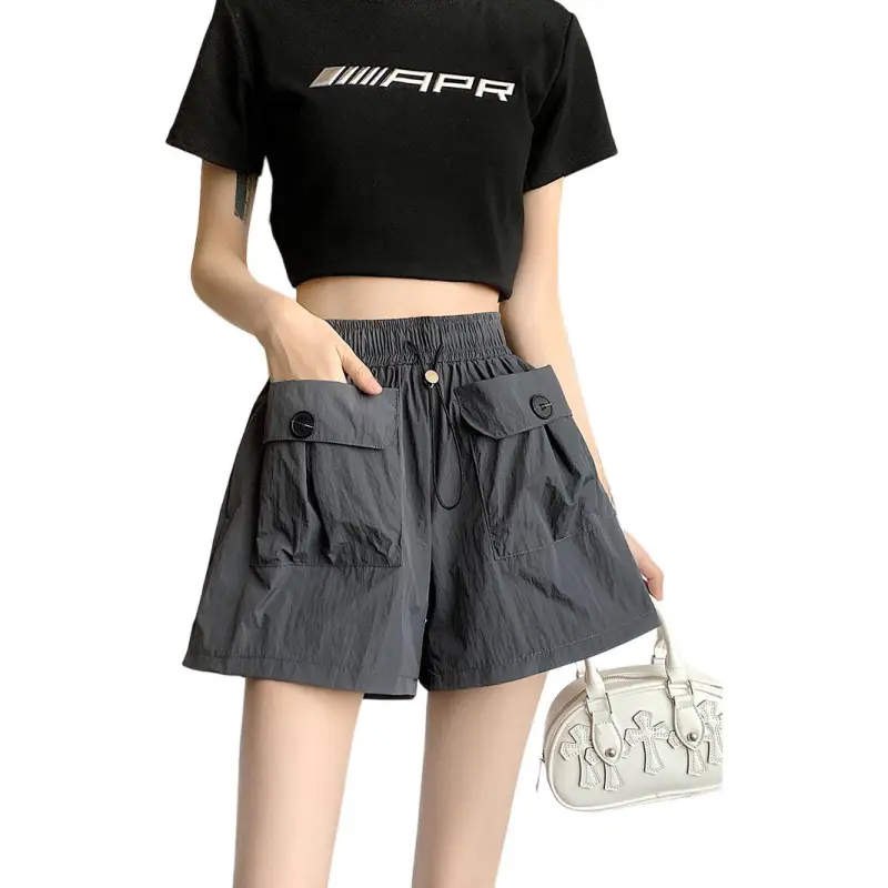 Mu Xiao Xin Denim Shorts Women's-1