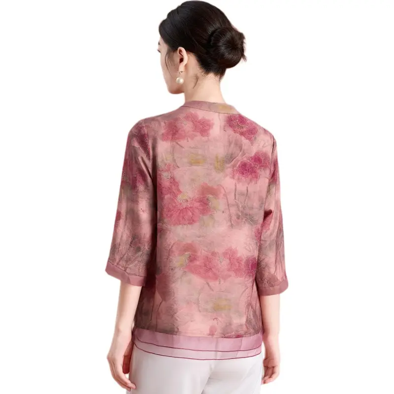 Mylan Shirts Women's Pink Tencel Not Included-1