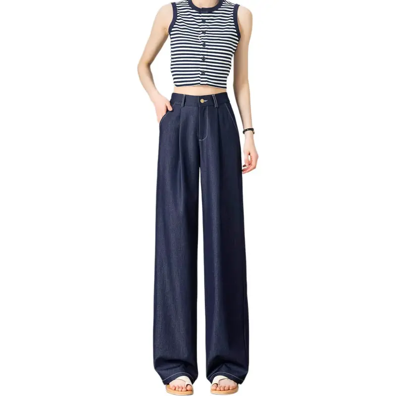 Weixi Casual Pants Women's Dark Blue-7