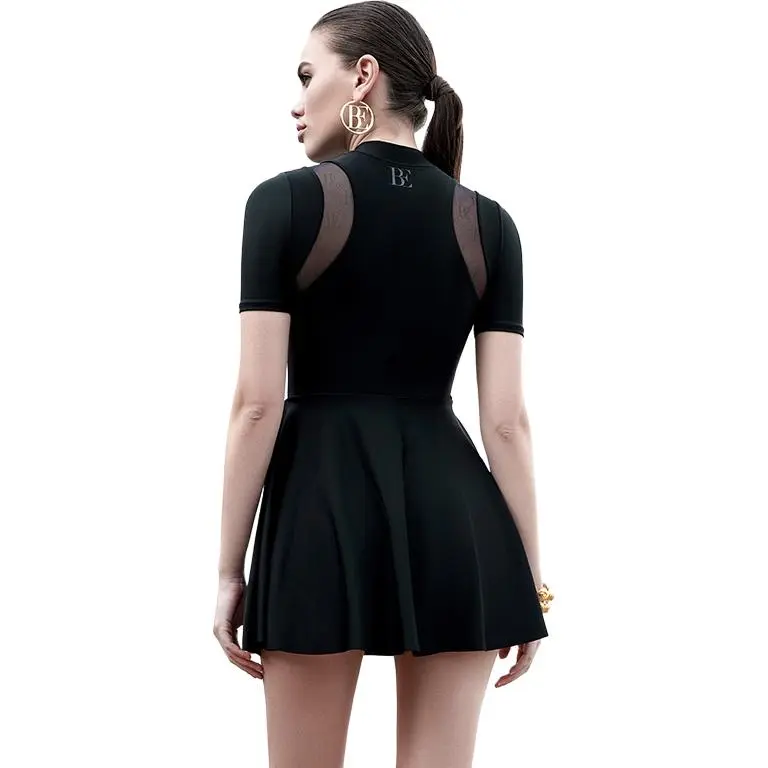 BALNEAIRE Fashion Collection One piece Swimsuit Women's Dark Shadow Yarn-3