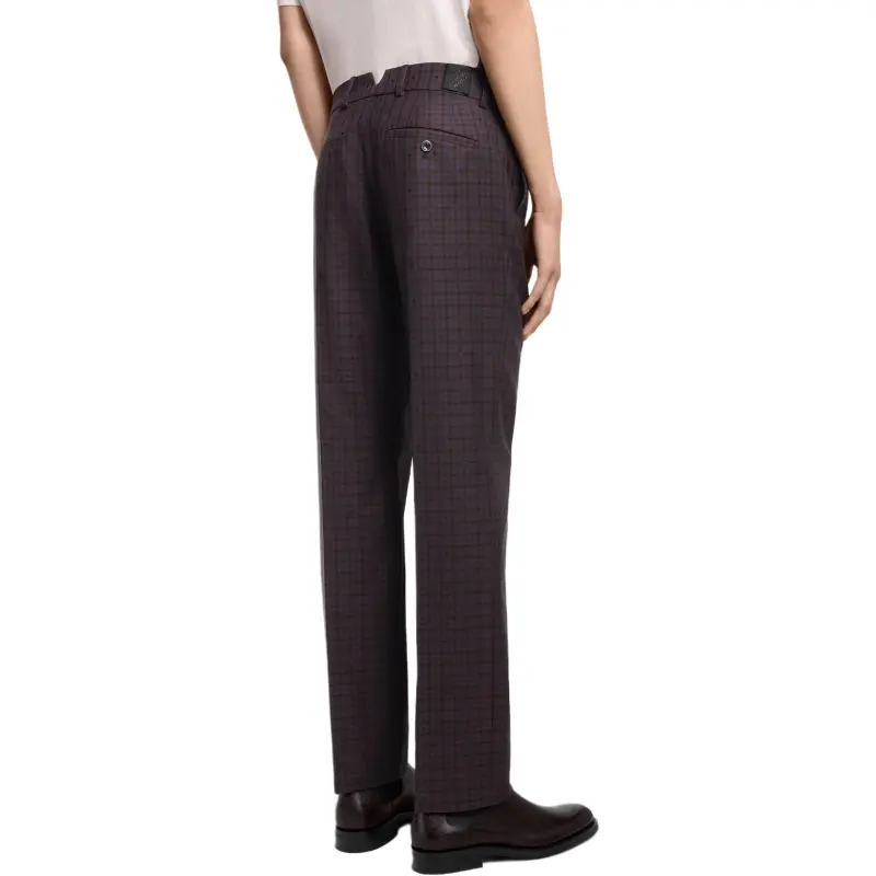 LOUIS VUITTON Casual Pants Men's Burgundy-2