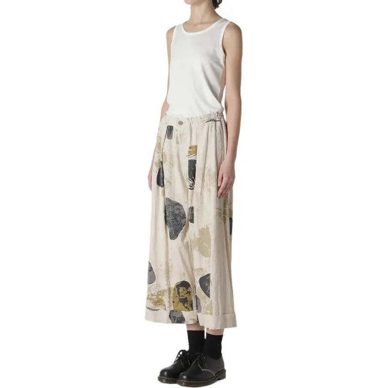 Yohji Yamamoto Abstract print Trousers-5
