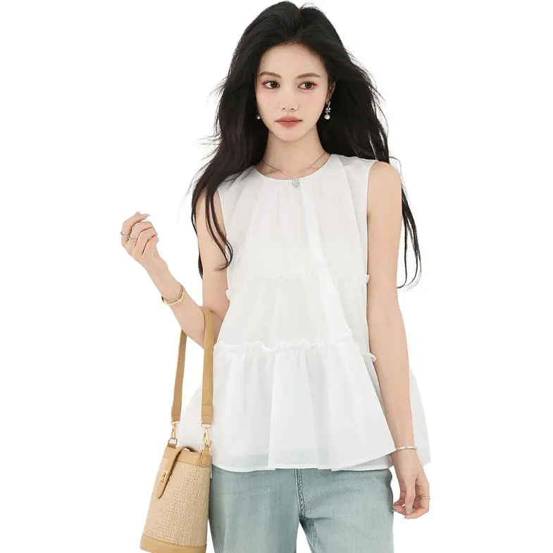 La Chapelle Shirts Women's White-3