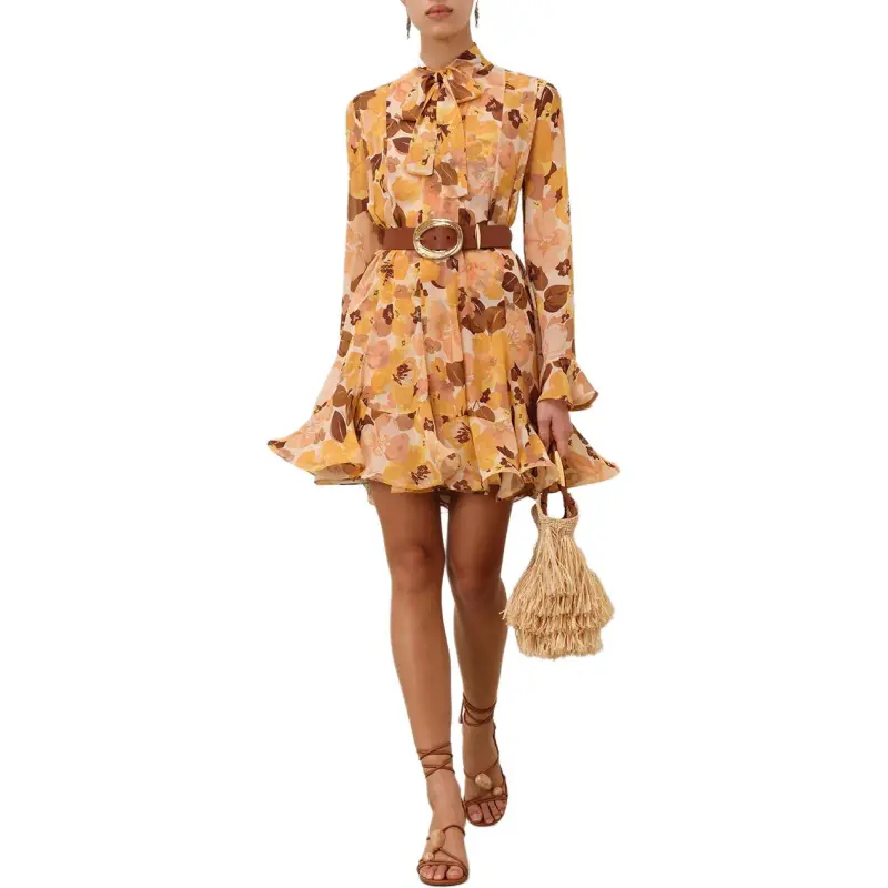 Zimmermann Balance Lantern Mini Dress-2