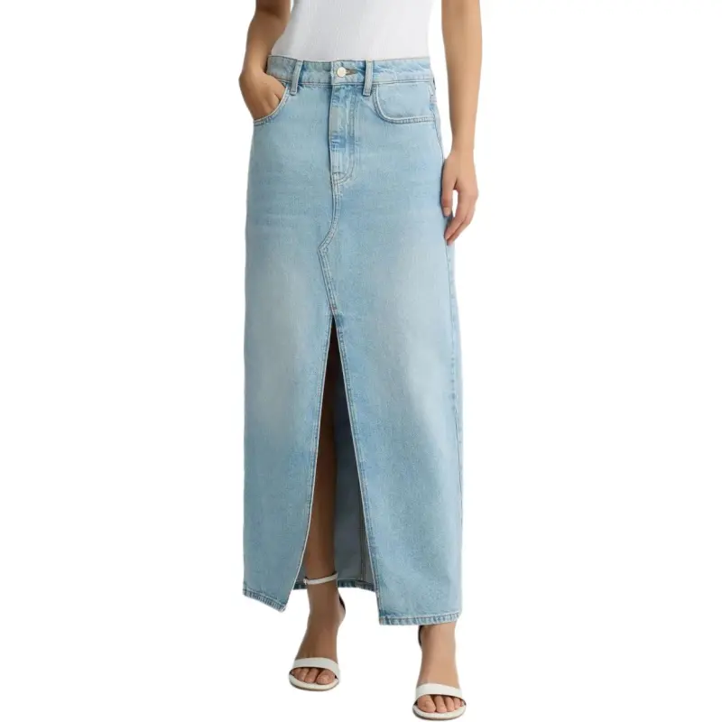 LIU·JO Denim Maxi Skirt-1