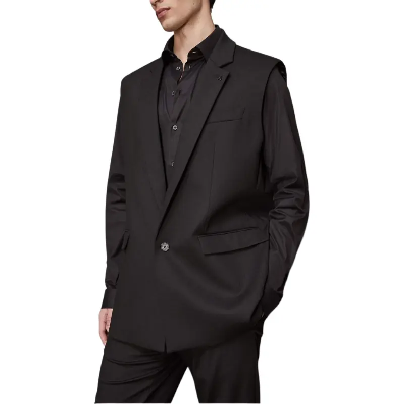 Patrizia Pepe SS25 Vest Men's Black-4