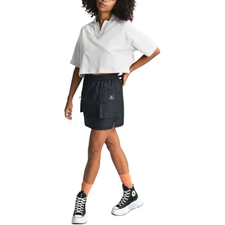 Converse Cargo Short Skirts Women's Black-1