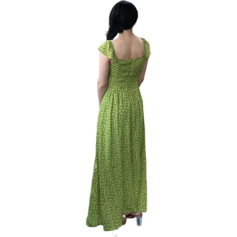 PAZZO Short Sleeved Dress Women's Green-1