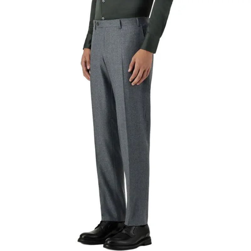 Canali Suit Trousers Men Gray-1