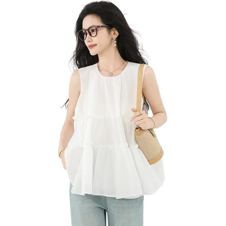 La Chapelle Shirts Women's White-2