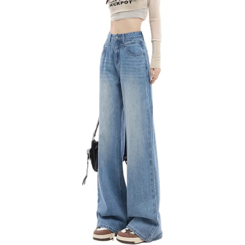 Weixi Jeans Women's Jade Sea Blue-2