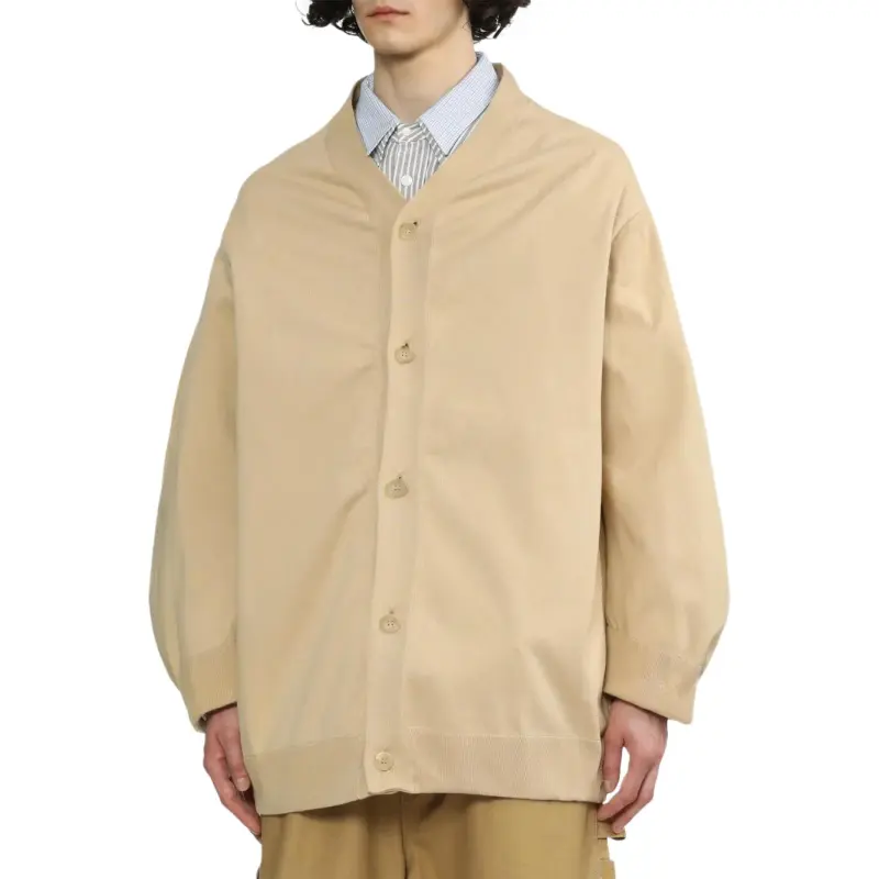 HED MAYNER V neck Cotton Cardigan-2