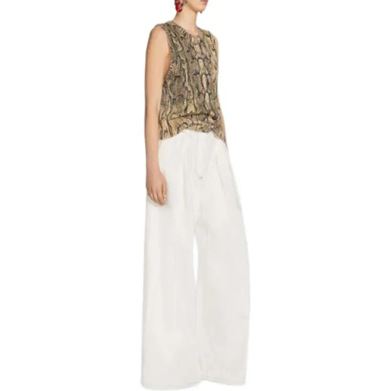 DRIES VAN NOTEN Snake print Top-3
