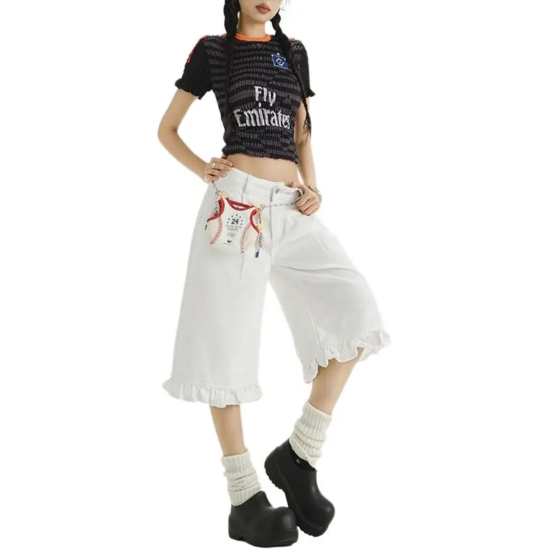 Kazakhstan Jeans Women's White, Blue-2