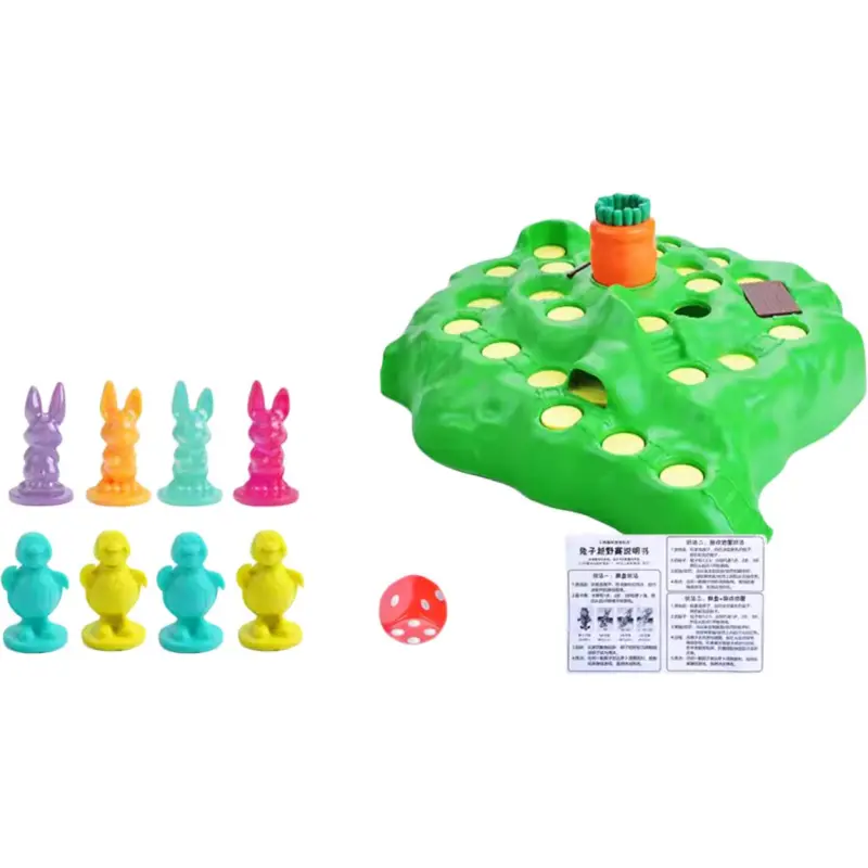 Newage Tortoise And Hare Race Flight Chess 2  Defend The Carrots Board Games-1