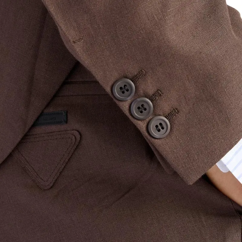PRADA Casual Pants Men Brown-3