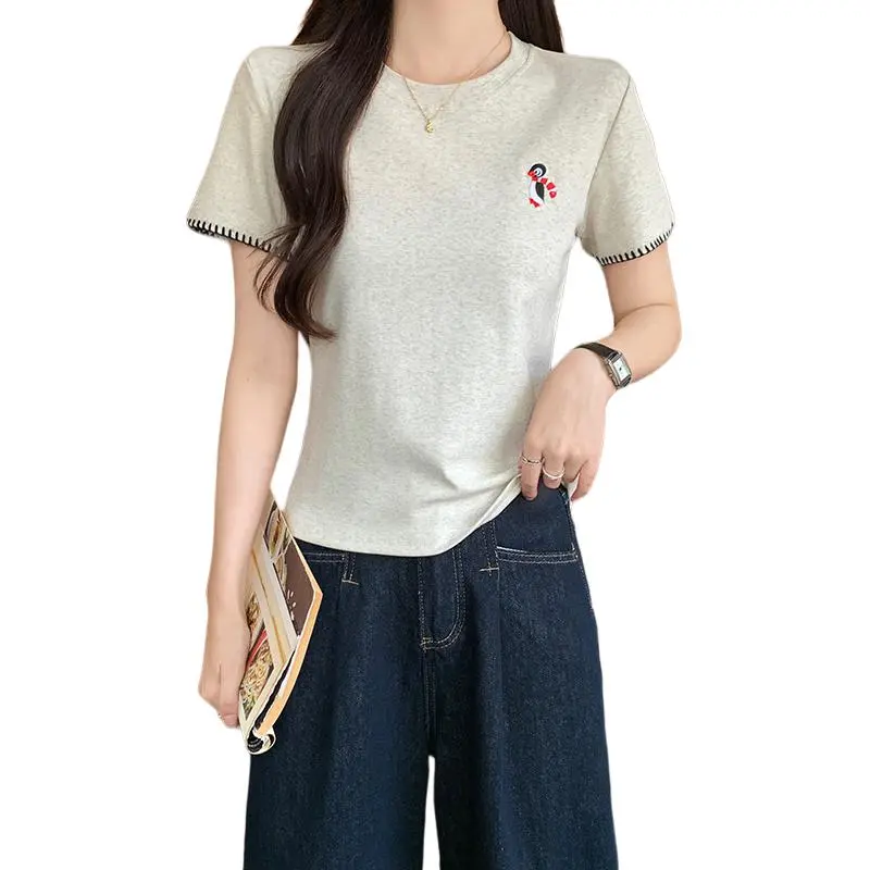 Mu Xiao Xin Set in Sleeve T Shirt Women's-3