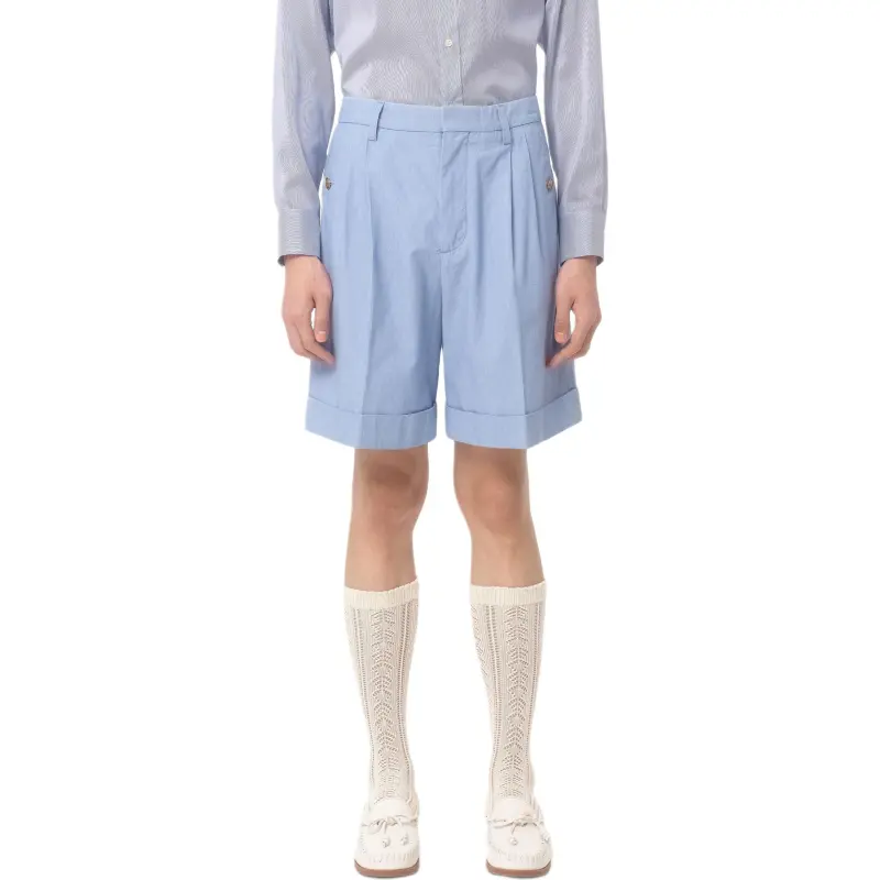 Valentino SS25 Denim Shorts Men's Blue-3