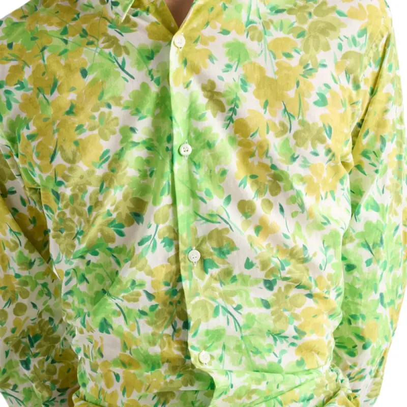 PRADA Shirts Men Green-4
