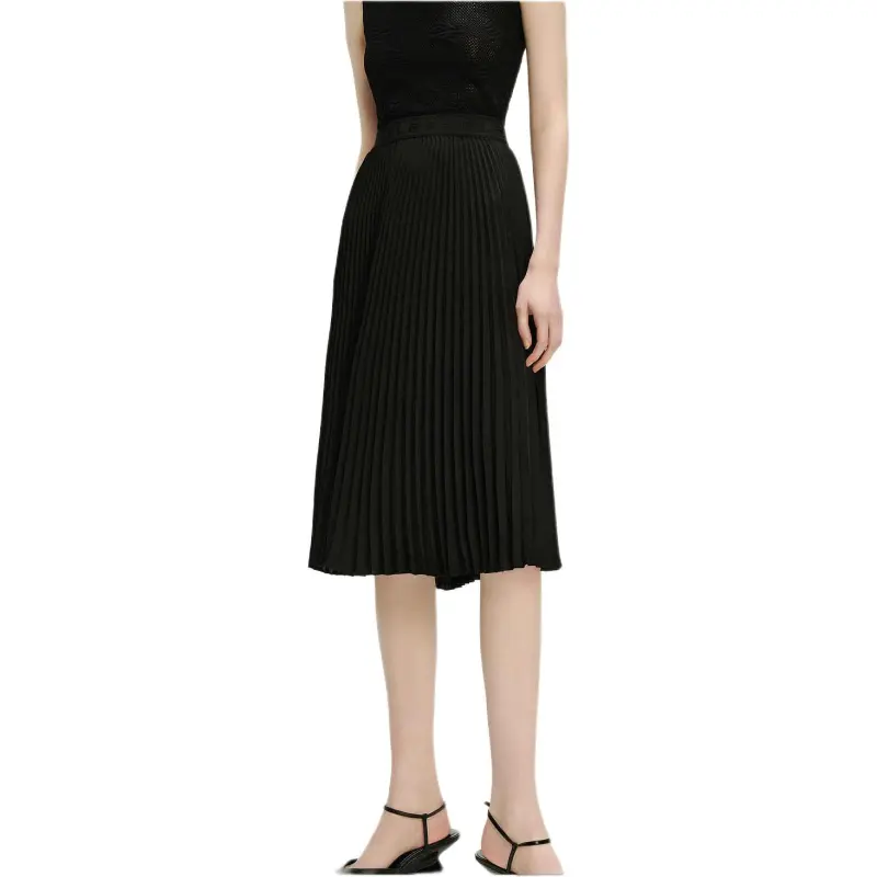 KARL LAGERFELD Casual Long Skirt Women's Black-3