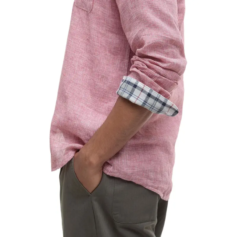 BARBOUR Shirts Men Pink-6