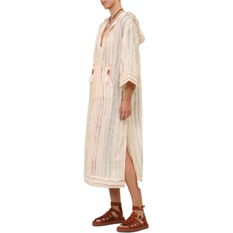 Zimmermann SS25 Long Sleeved Dress Women's Beige-4