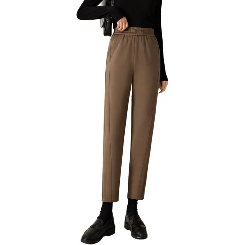 Mo Han Yi Mei Casual Pants Women's Coffee-6