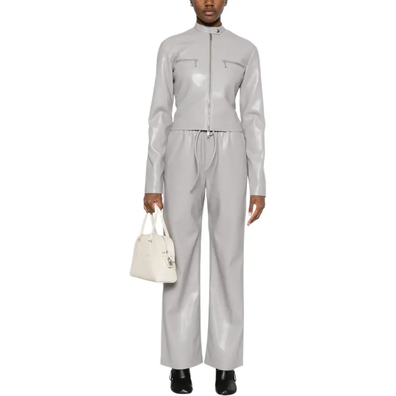 NANUSHKA Cropped Zip up Jacket-1
