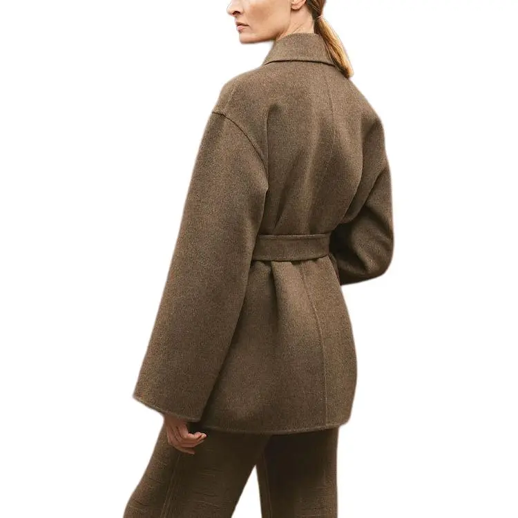 HERMES Velvet Jackets Women's Brown-2