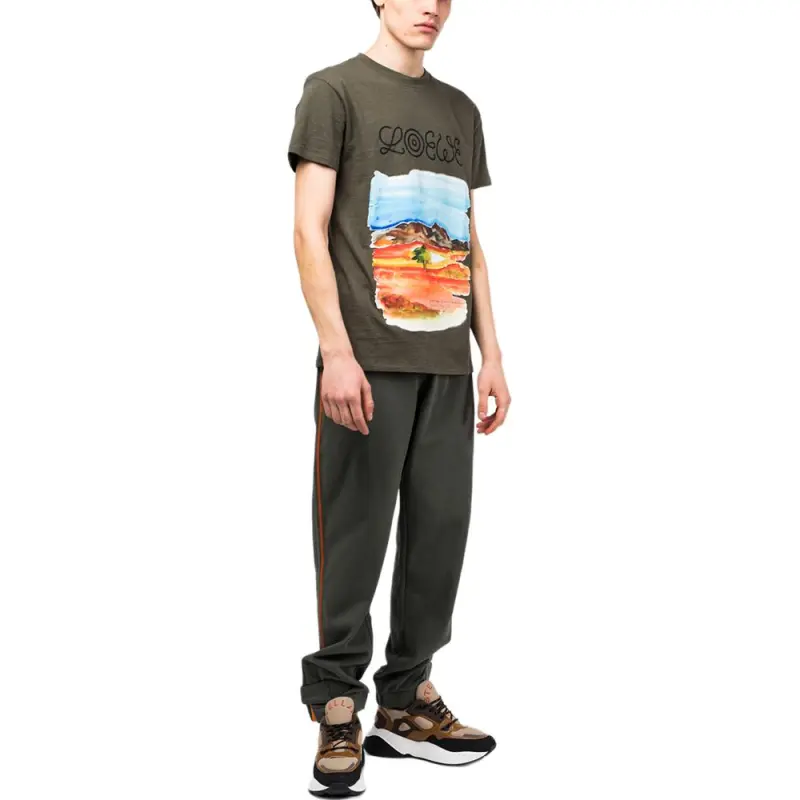 LOEWE T Shirts Men Green-6