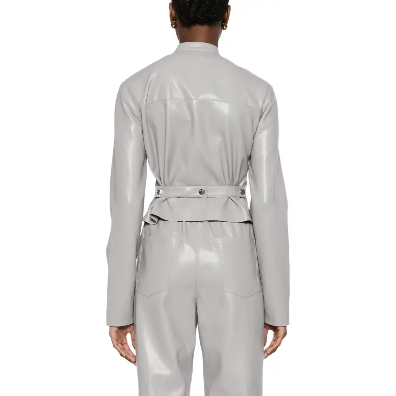 NANUSHKA Cropped Zip up Jacket-2
