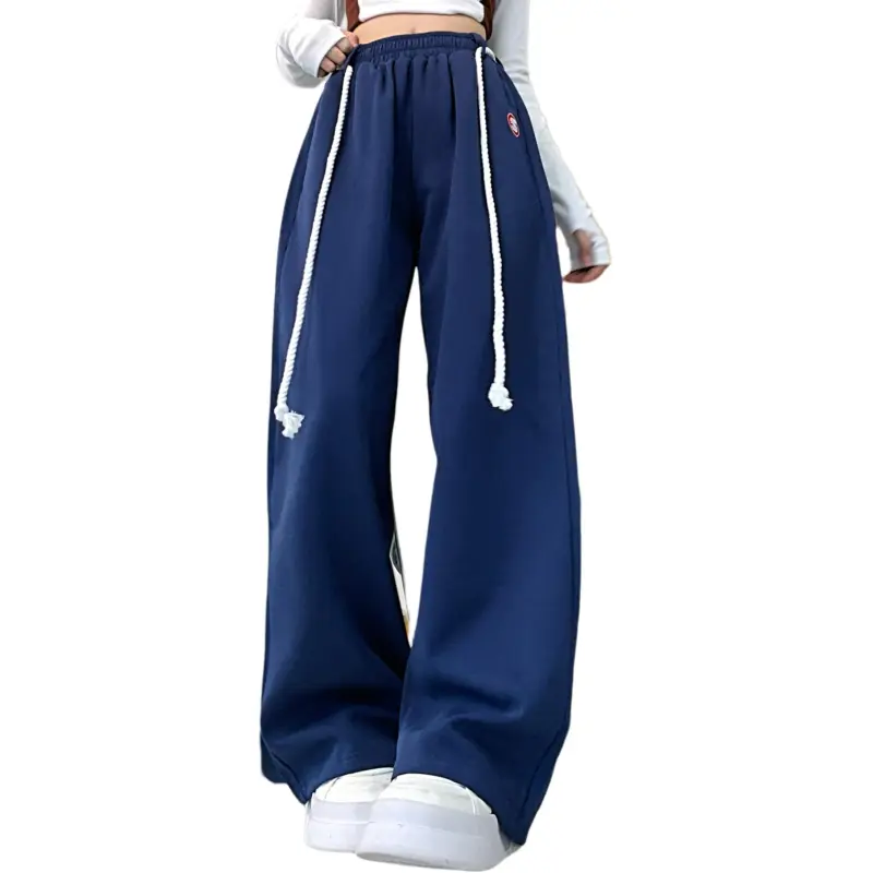 GOSO Casual Pants Women's Navy Blue-2
