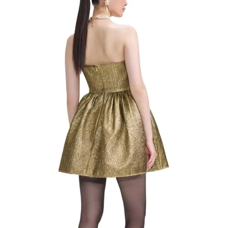 Self-portrait Metallic Midi Dress-2