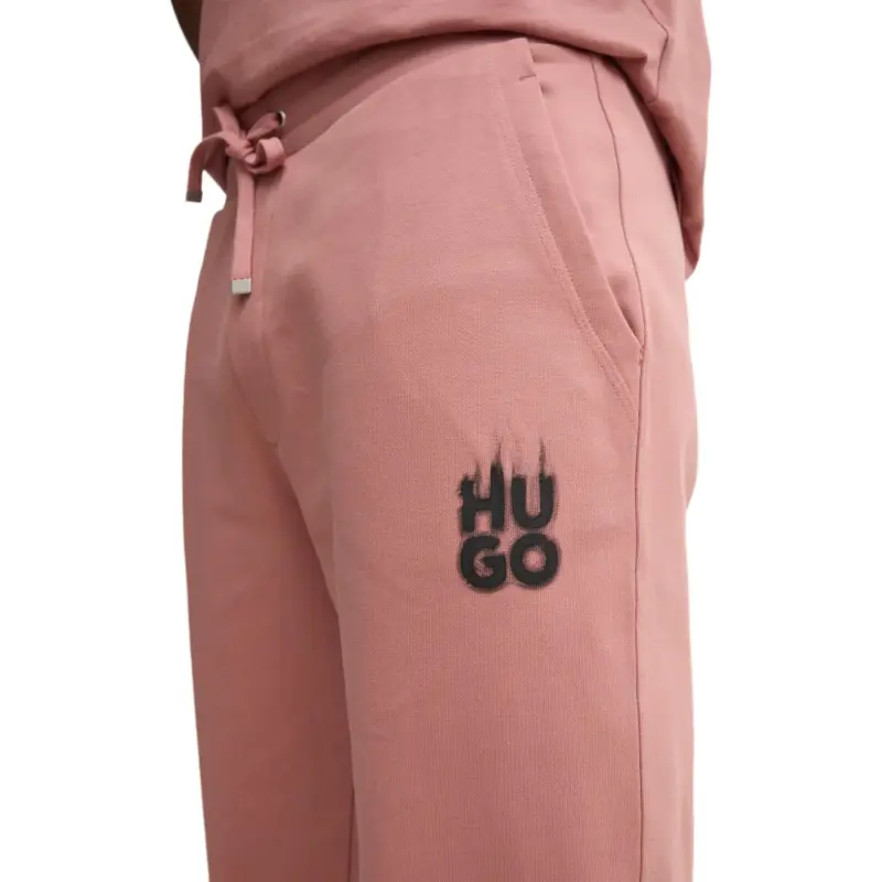 HUGO BOSS SS25 Knitted Sports Pants Men's Pink-3