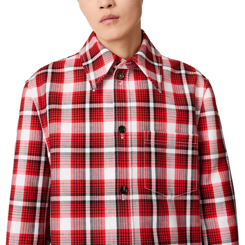 Bottega Veneta SS25 Shirt Men's Red-3