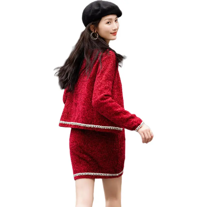 【dme】 Skirt Set Women's Mary Red-2