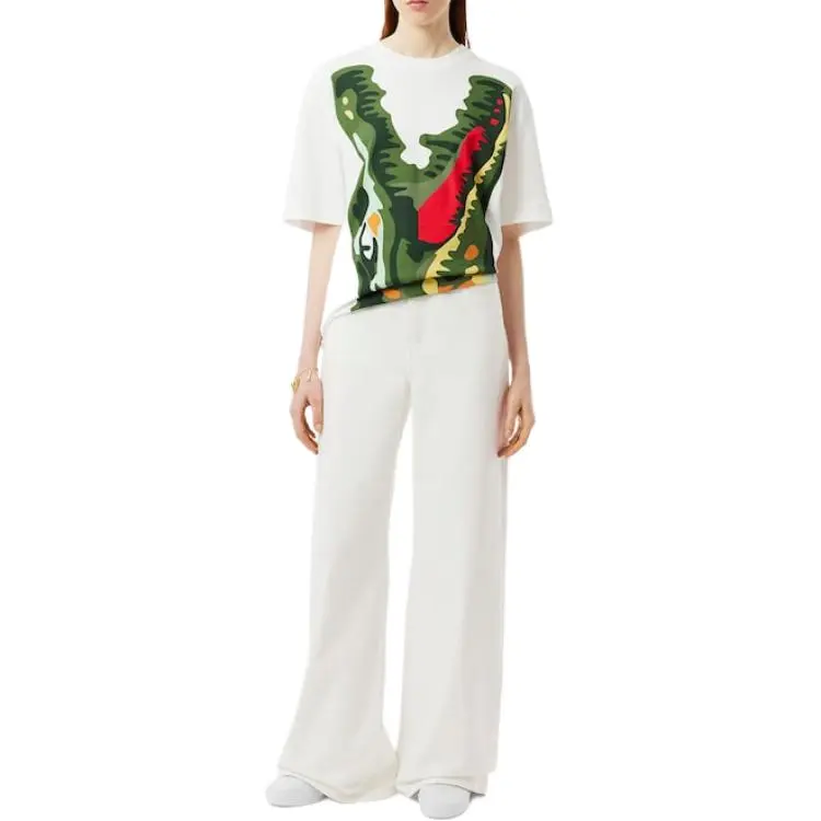 LACOSTE Flared Trousers-2