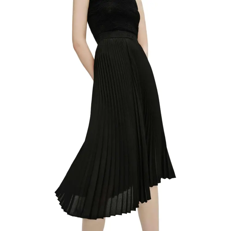 KARL LAGERFELD Casual Long Skirt Women's Black-5
