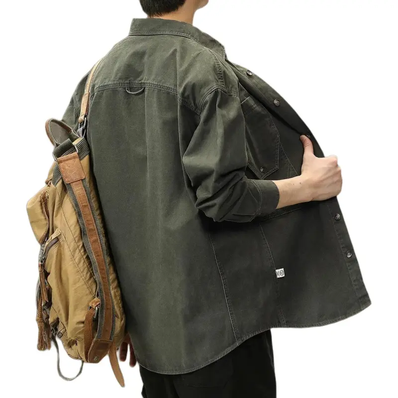 PRPK Spring Fall Jackets & Coats Loose Fit Men's-1