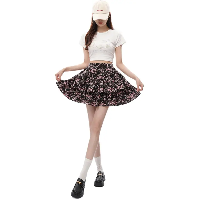 Mu Xiao Xin Casual Short Skirts Women's-2