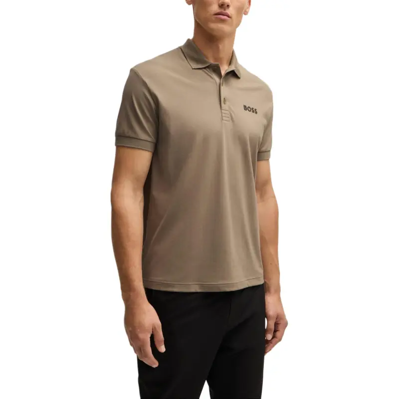 HUGO BOSS Polo Shirt Men's Beige-3