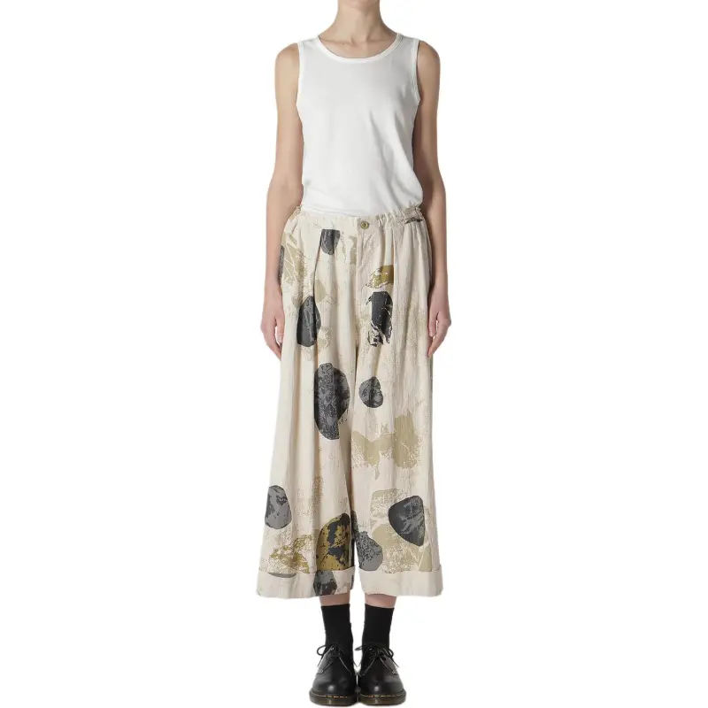 Yohji Yamamoto Abstract print Trousers-2