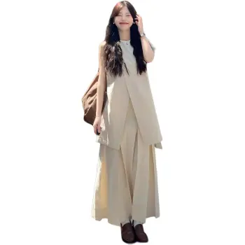 Flowers In Water Skirt Set Women's