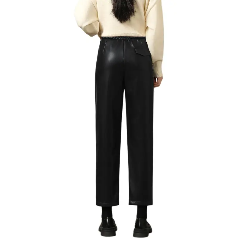 Mylan Leather Pants Women's Black-1