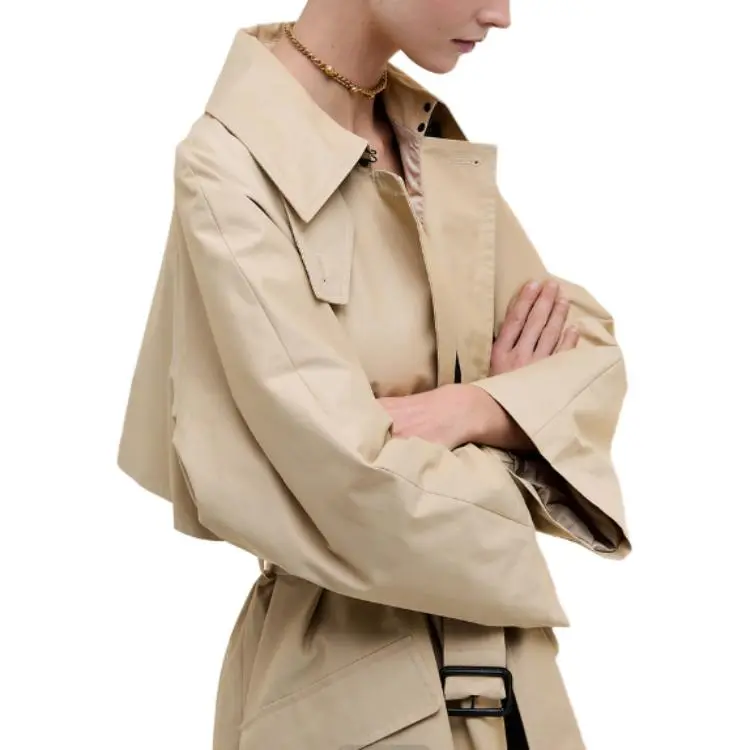 BARBOUR X Alexa Chung Harley Trench Coat-5